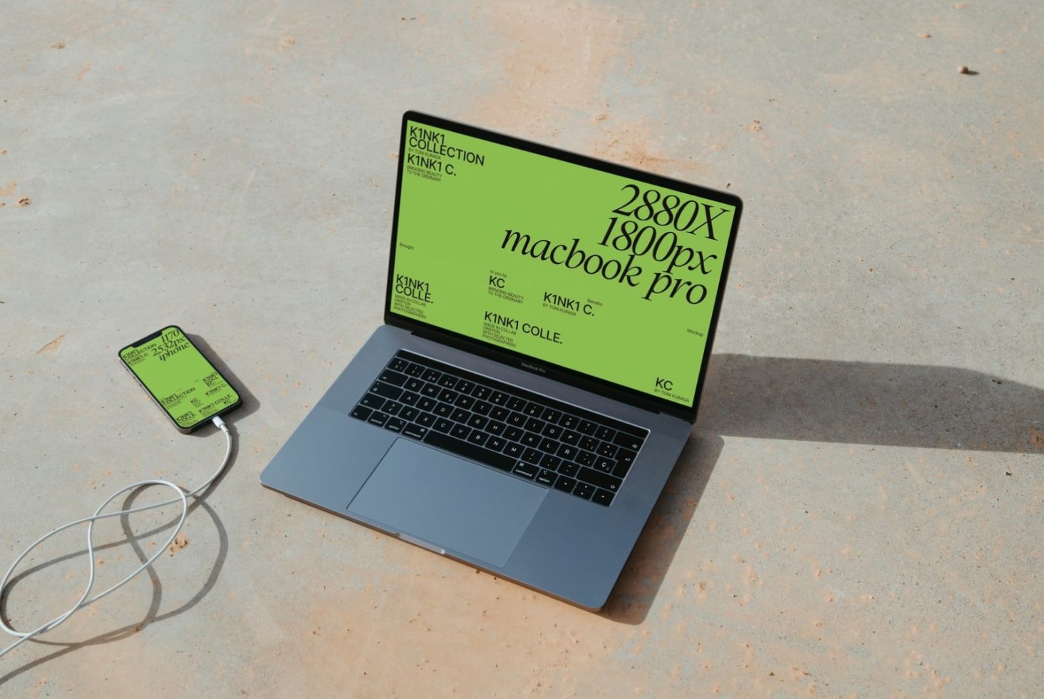 Macbook Pro K01 Mockup preview 2