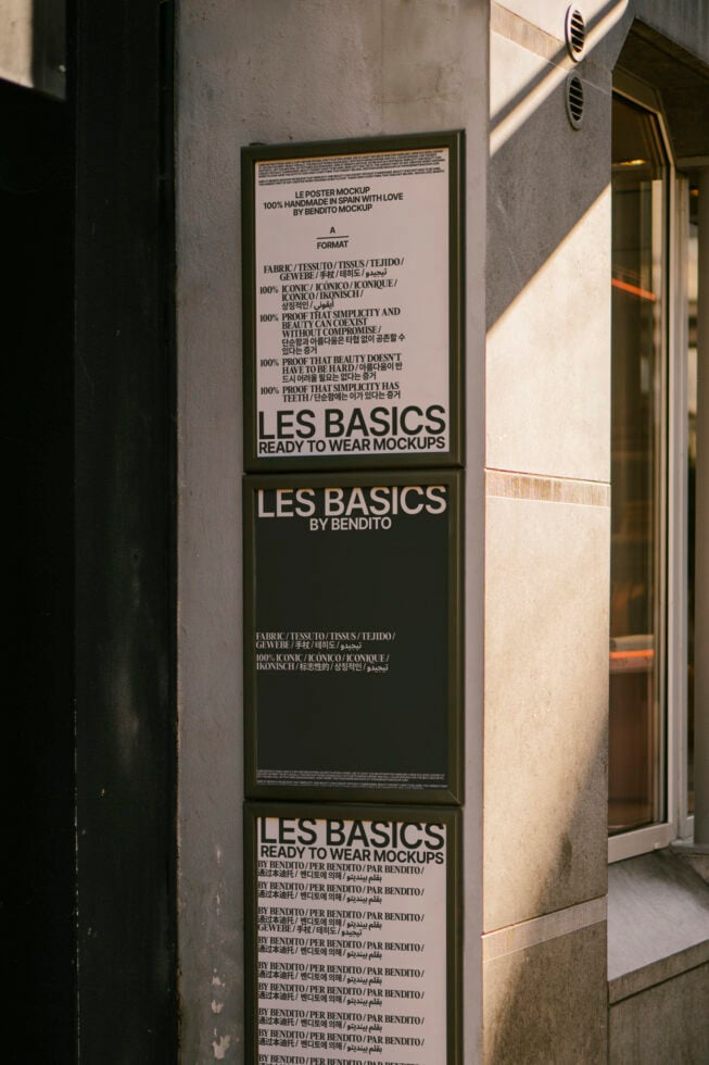 Le Poster LB25W0102 Mockup