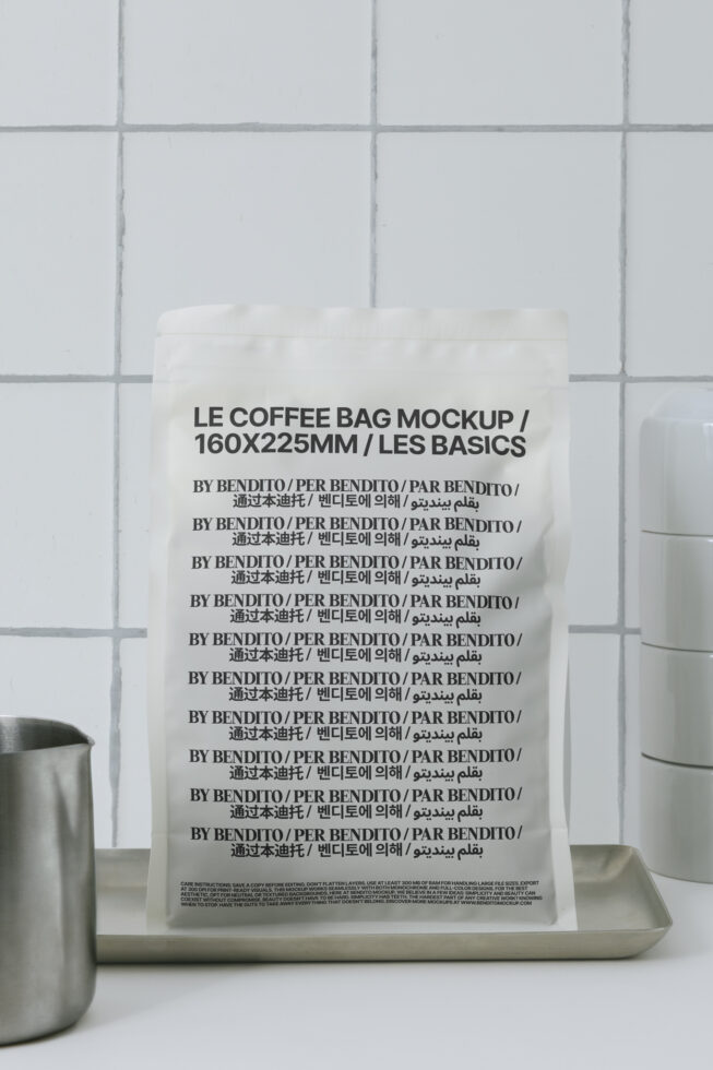 Le Coffee Bag LB25W27 Mockup