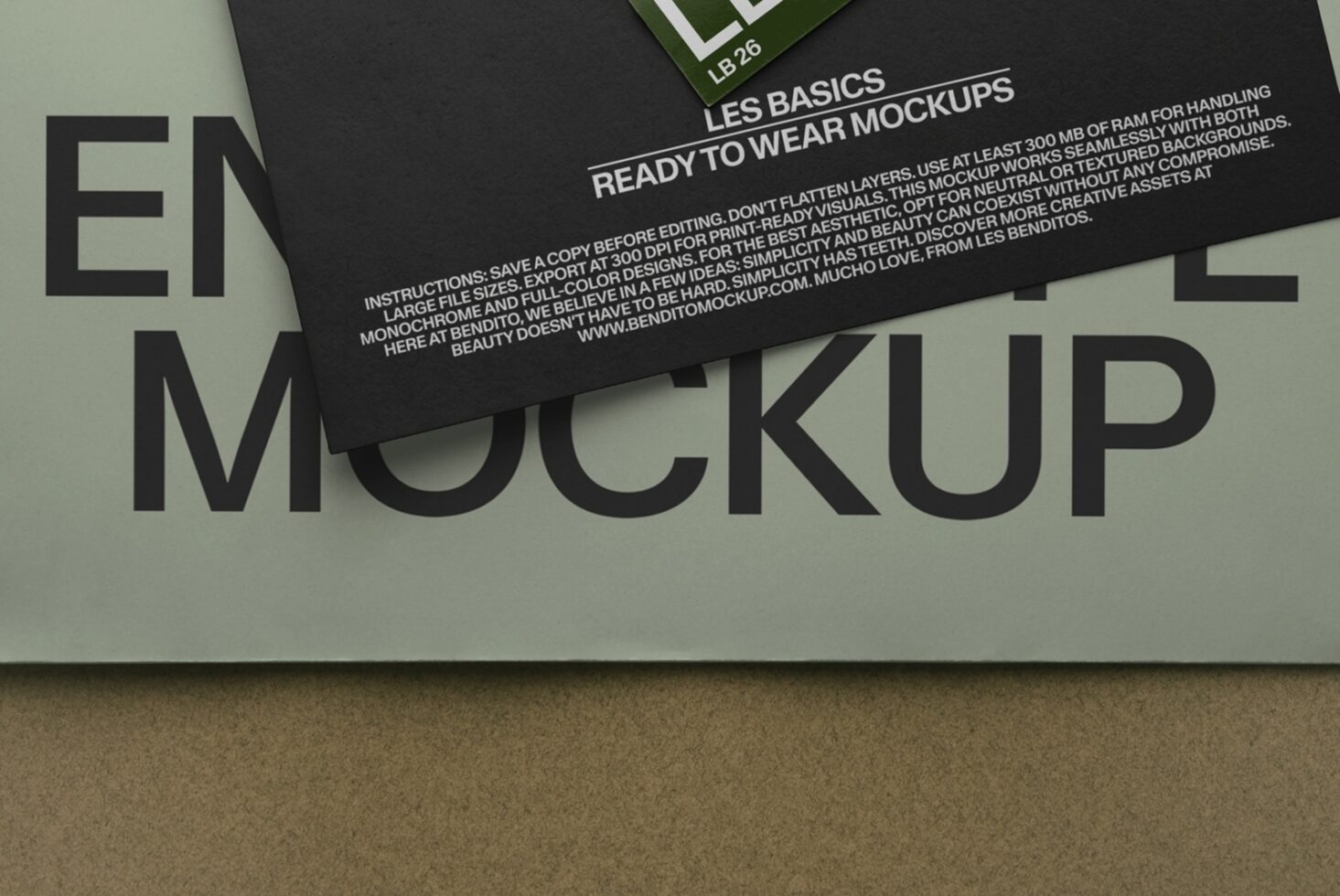 Le Stationery LB26W3502 Mockup preview 2