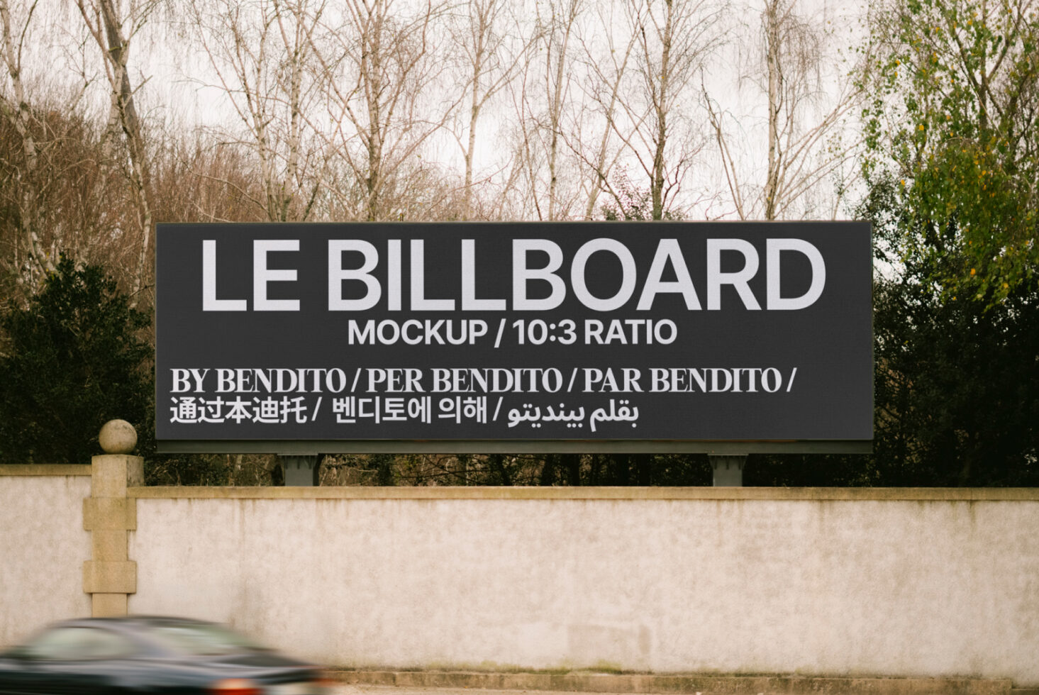 Le Billboard LB25W2101 Mockup preview 2