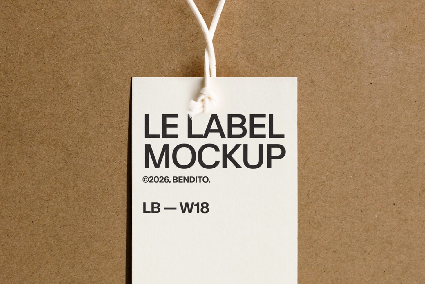 Le Label LB26W18 Mockup preview 2