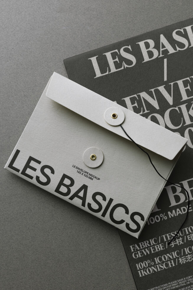 Le Envelope LB25W37 Mockup