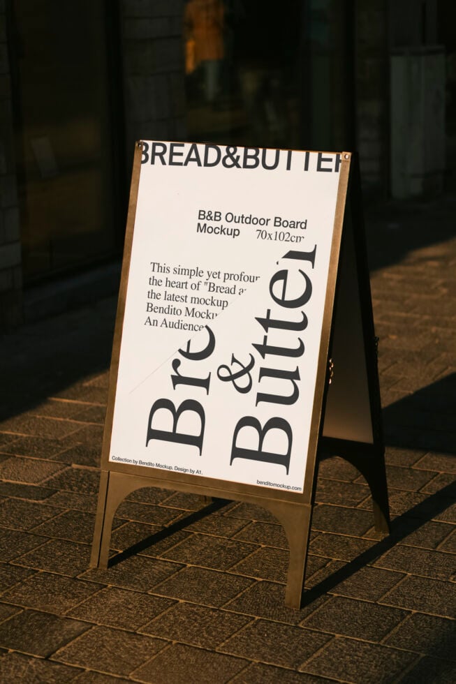 Outdoor Board BandB Mockup