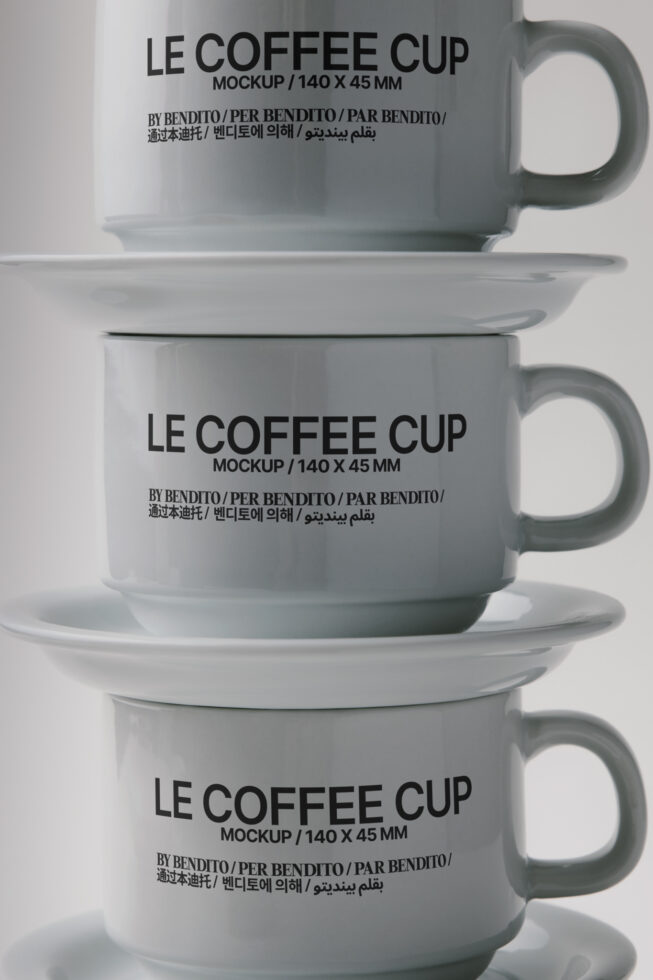Le Coffee Cup LB25W31 Mockup