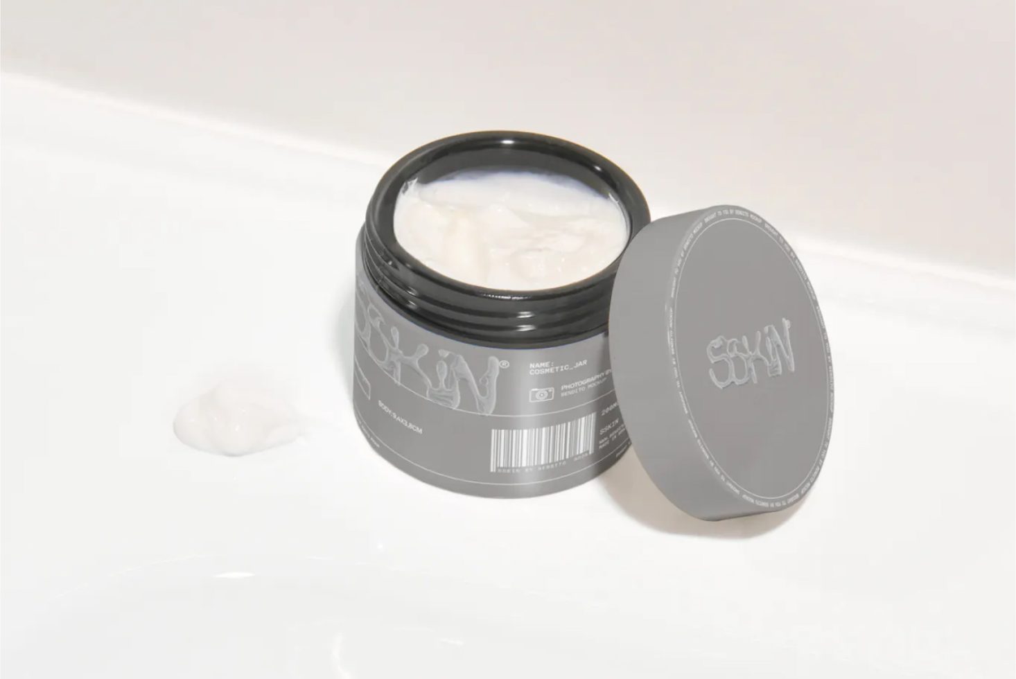 Cosmetic Jar SS09 Mockup preview 2