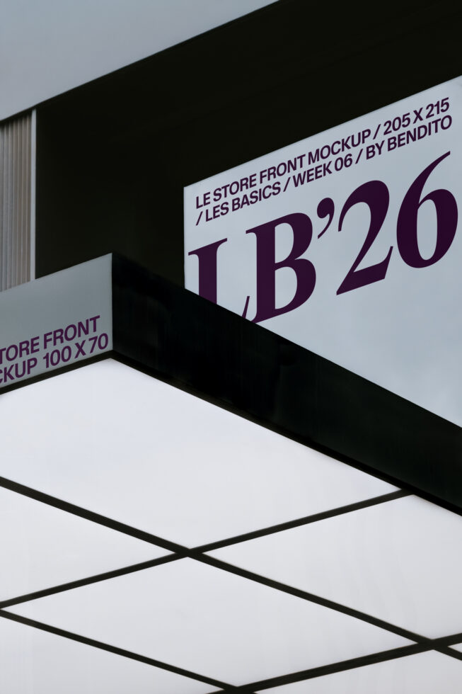Le Store Front LB26W06 Mockup preview 4