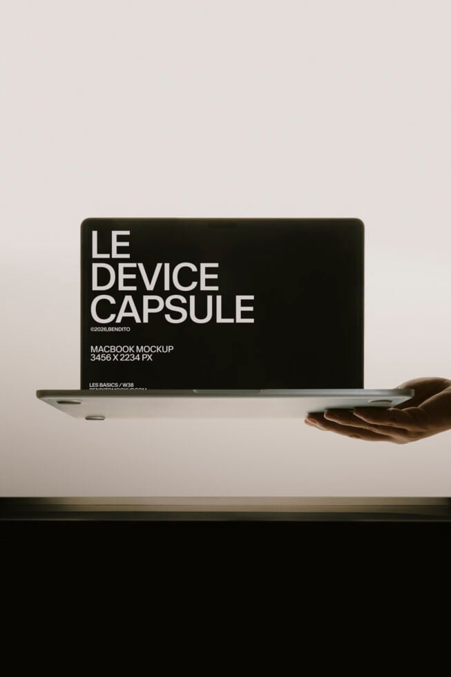 Le MacBook LB26W3802 Mockup