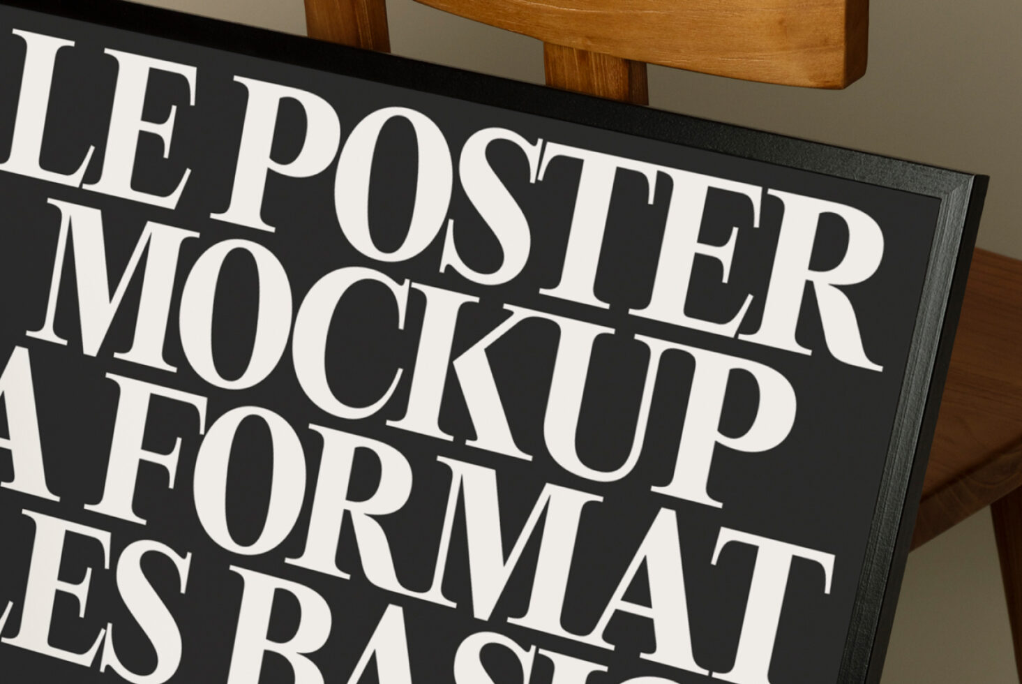 Le Poster LB25W38 Mockup preview 2