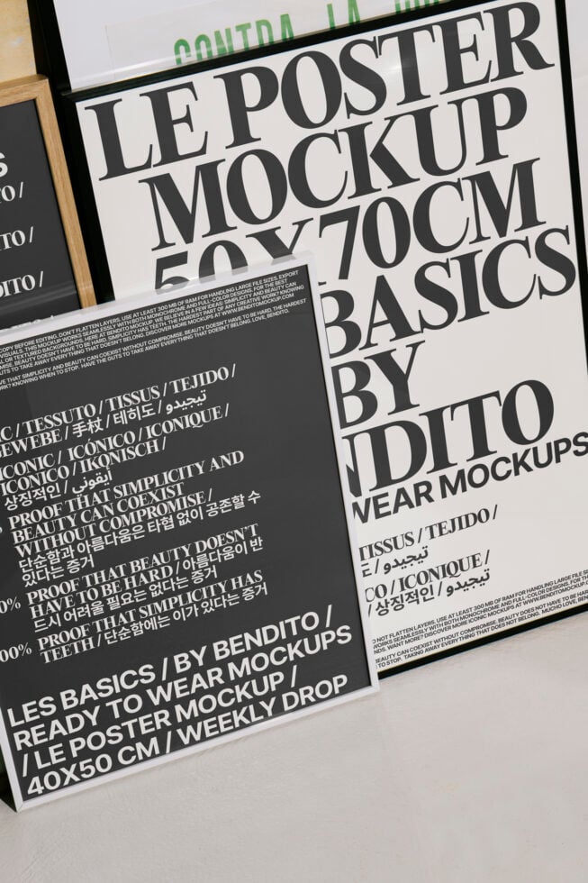 Le Poster LB25W0502 Mockup preview 4