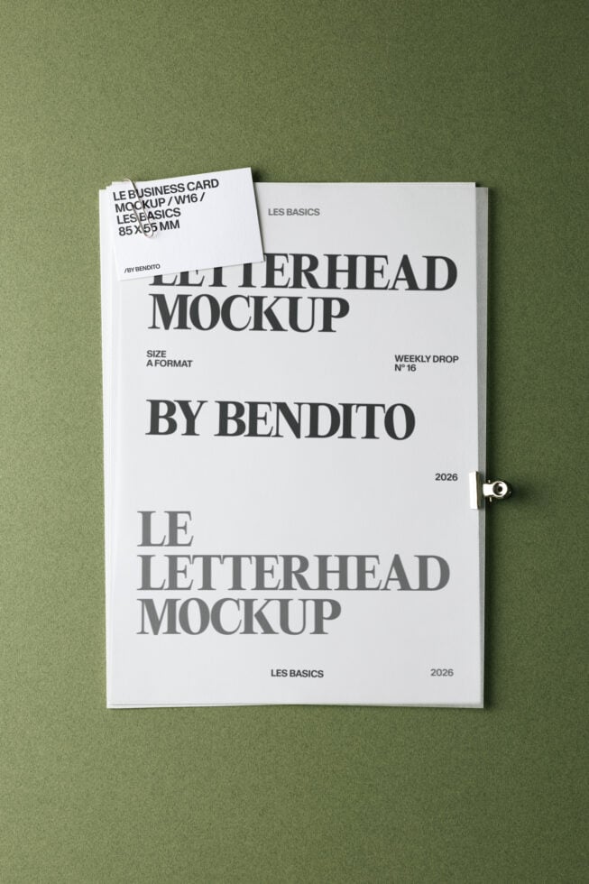 Le Stationery LB26W16 Mockup