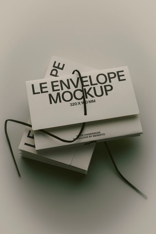 Le Envelope LB26W32 Mockup