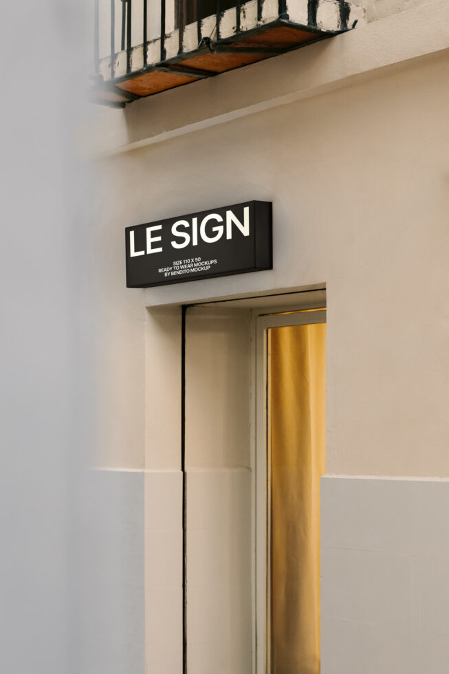 Le Sign LB25W0902 Mockup preview 4