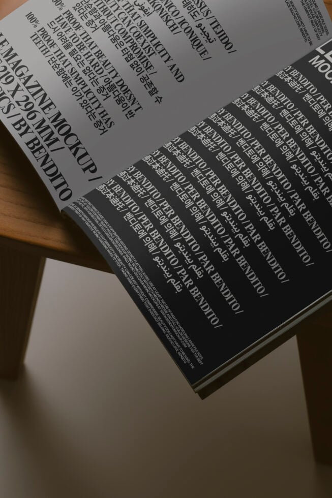 Le Magazine LB25W36 Mockup