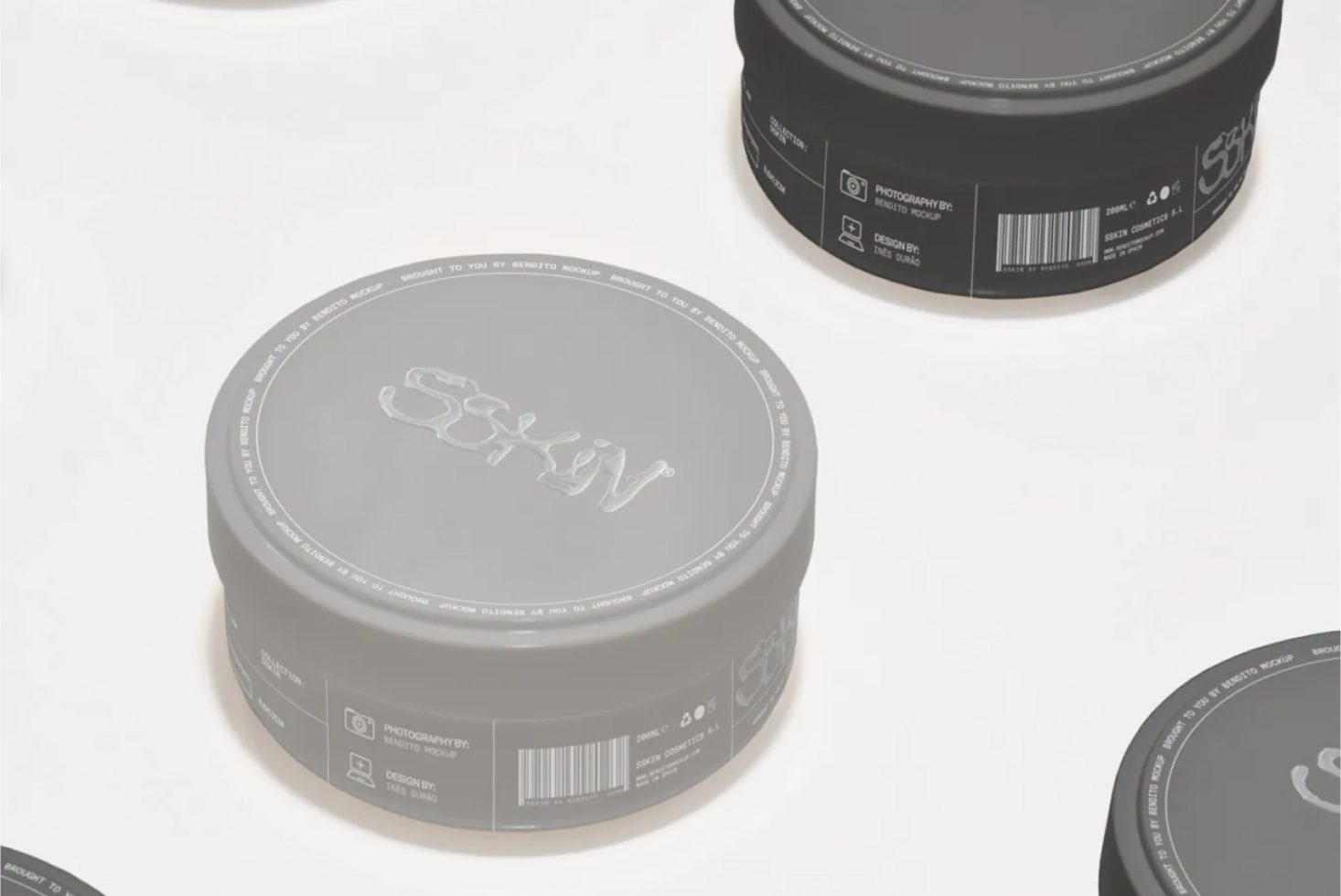 Cosmetic Jar SS03 Mockup preview 2
