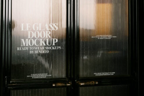 Le Glass Door LB25W06 Mockup