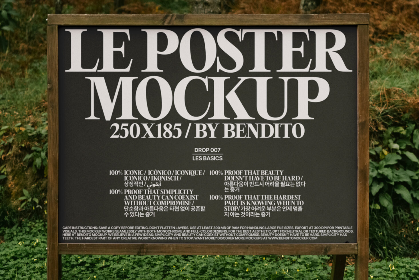 Le Poster LB25W0702 Mockup preview 2
