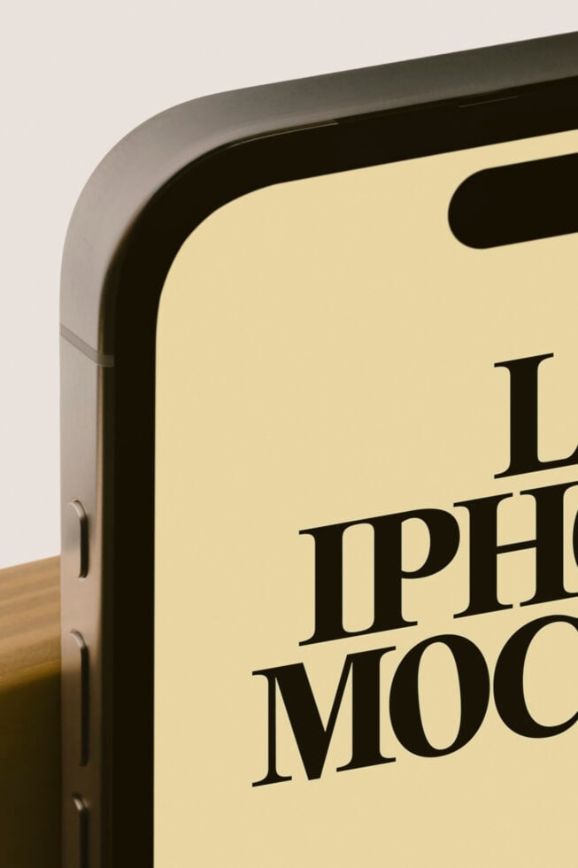 Le iPhone LB26W3801 Mockup preview 4