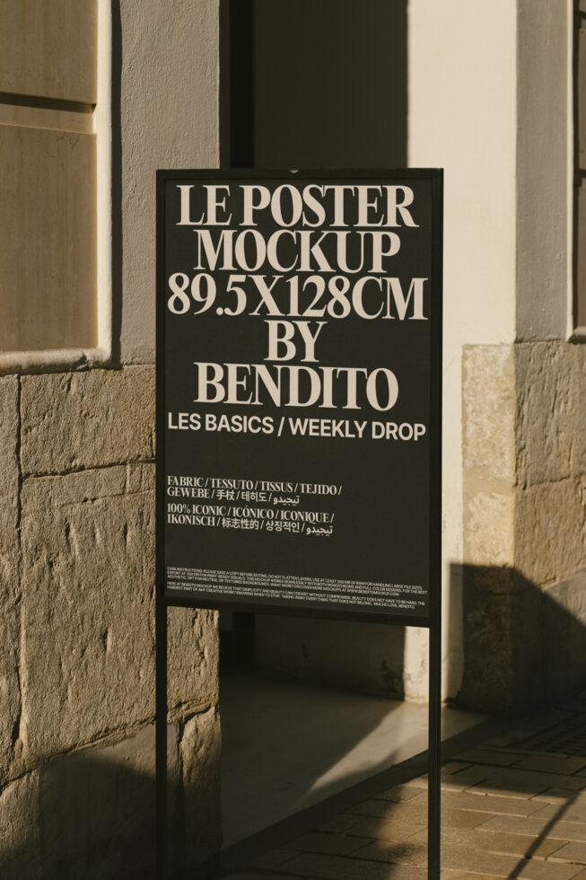 Le Poster LB25W17 Mockup preview 4