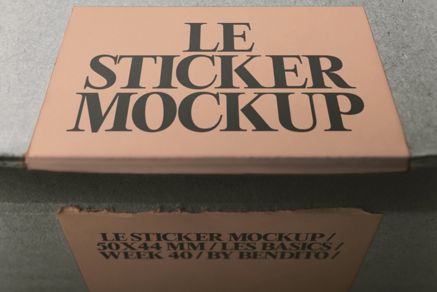 Le Sticker LB26W40 Mockup preview 2