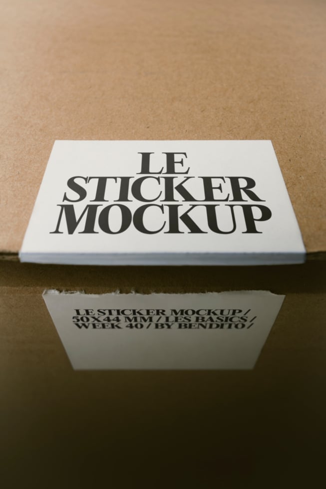 Le Sticker LB26W40 Mockup