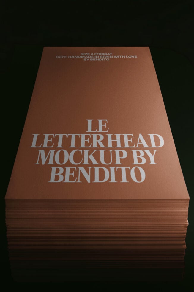 Le Letterhead LB26W2701 Mockup preview 4