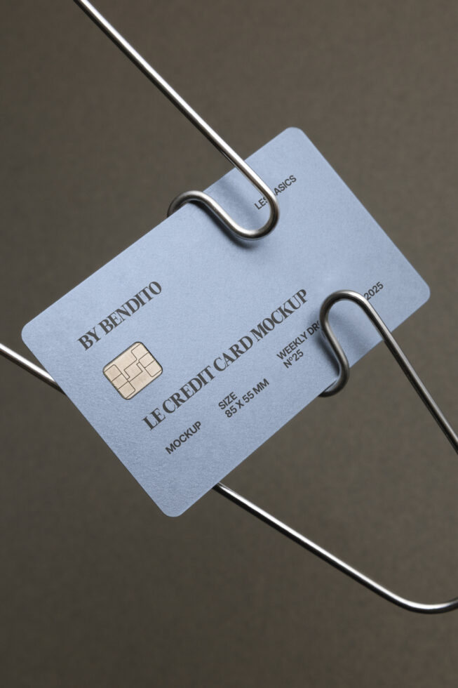Le Credit Card LB25W25 Mockup preview 4