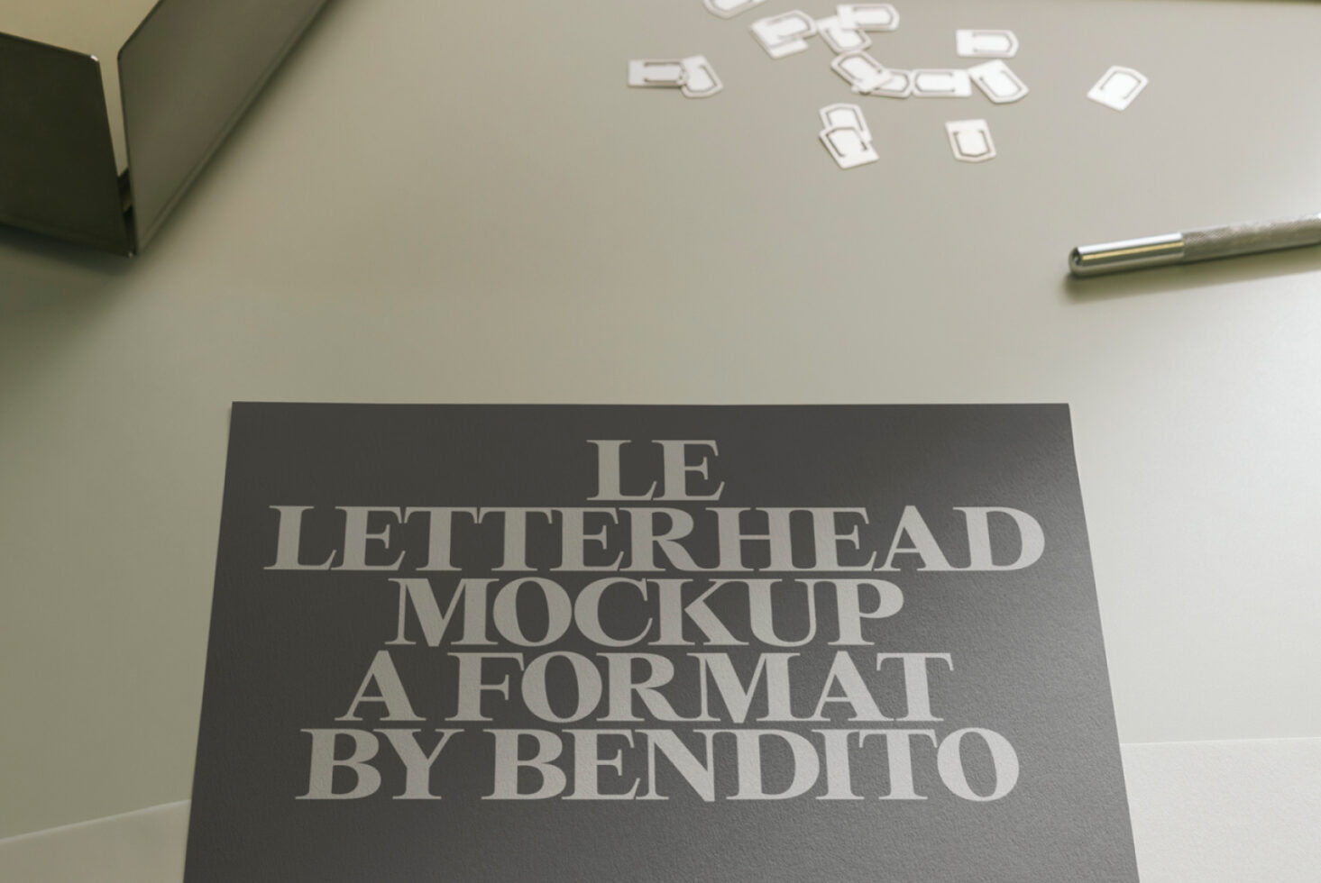 Le Letterhead LB26W06 Mockup preview 2