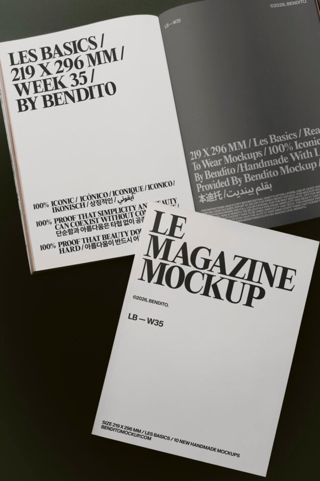 Le Magazine LB26W35 Mockup