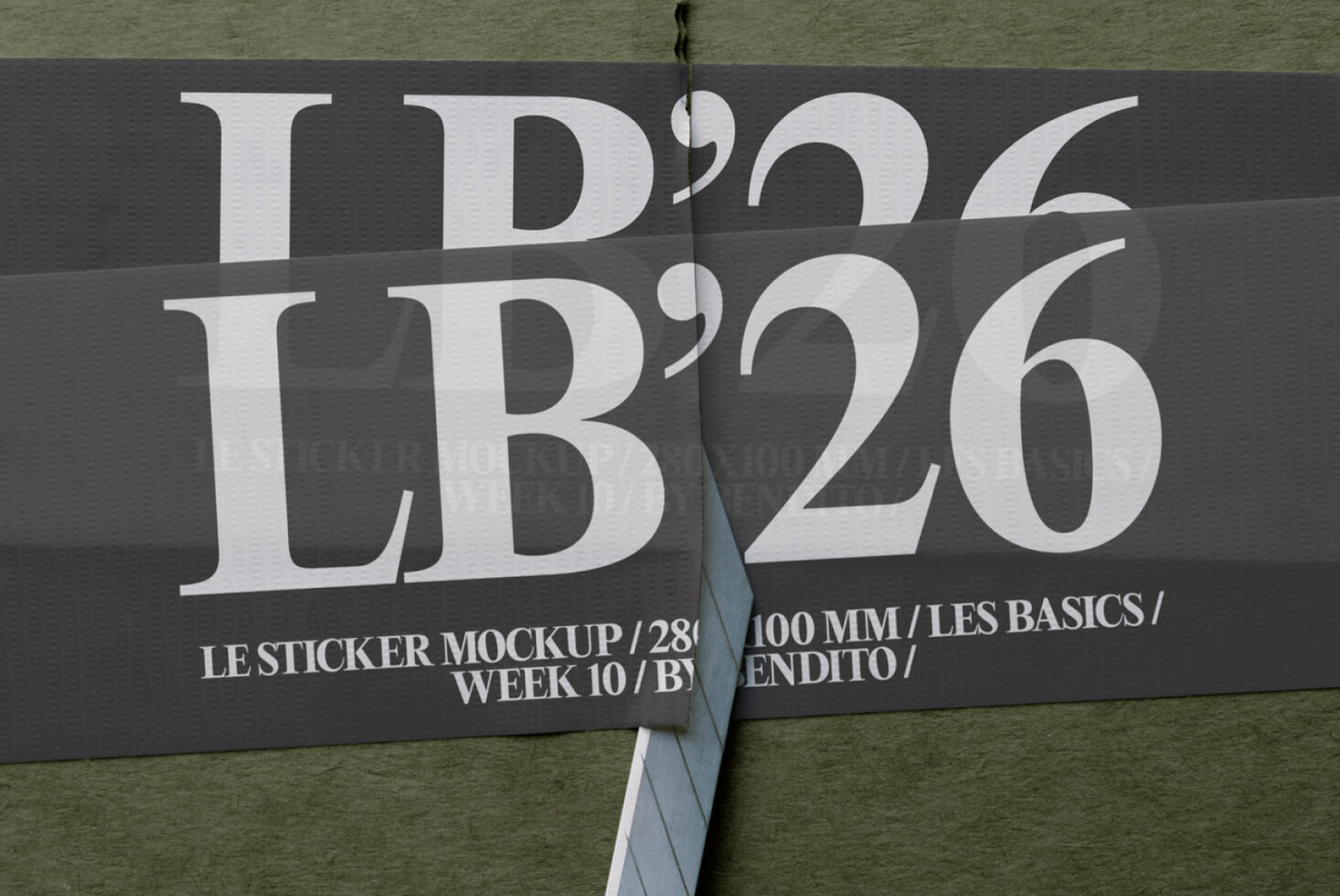Le Sticker LB26W10 Mockup preview 2