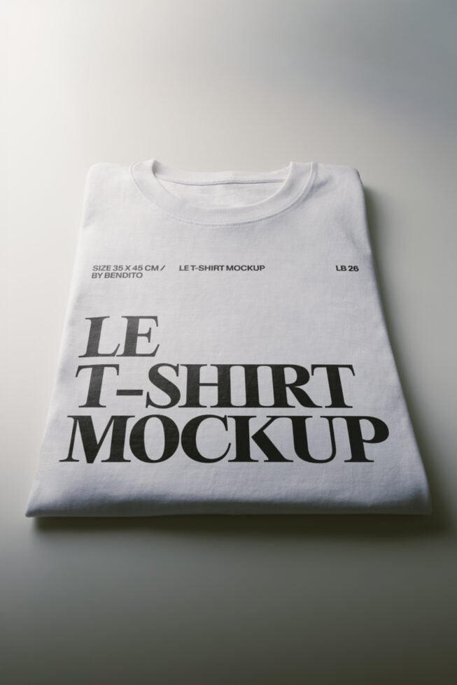 Le T-Shirt LB26W30 Mockup