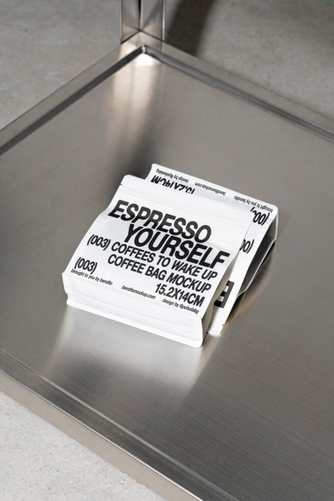 Coffee Bag EY02 Mockup