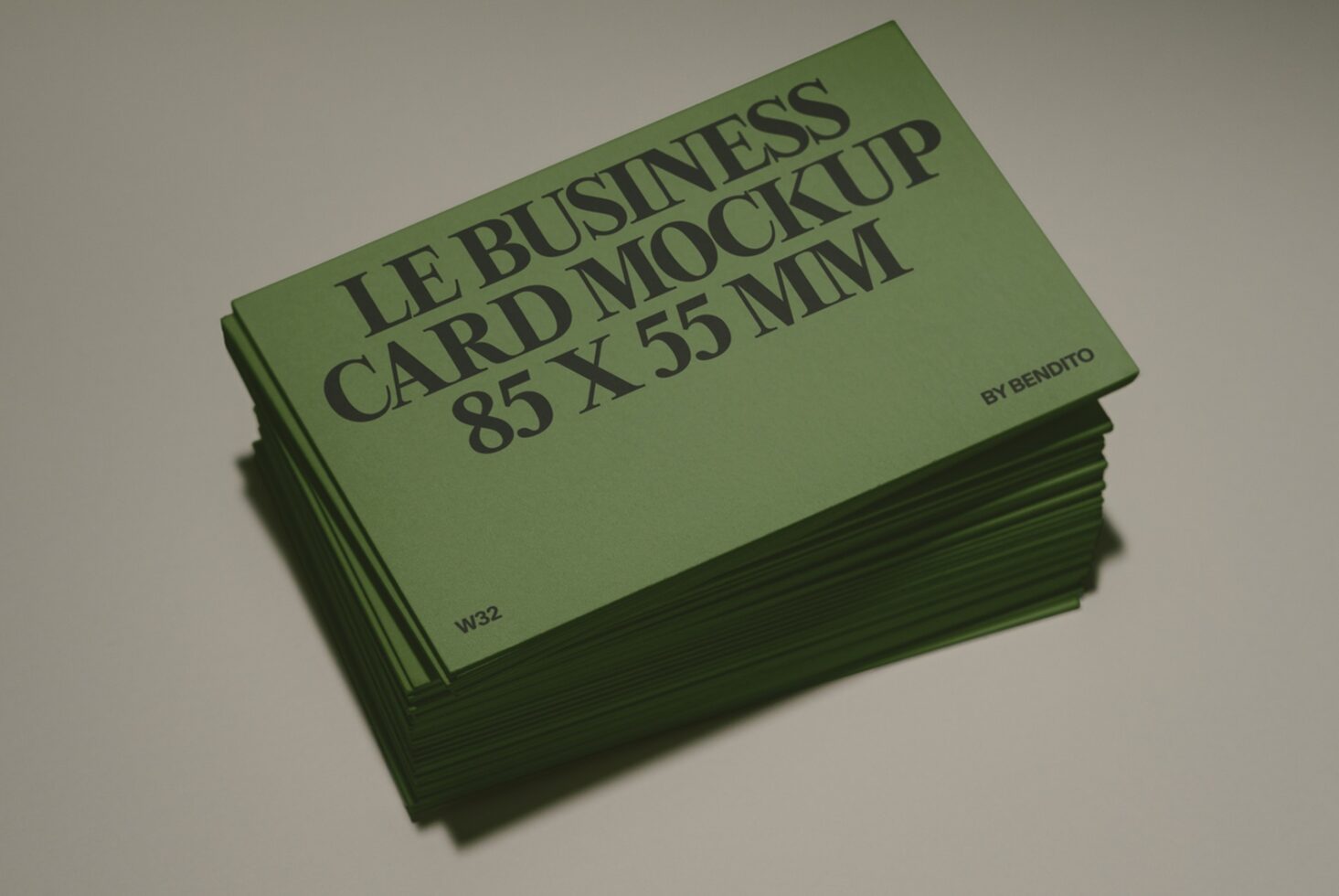 Le Business Card LB26W32 Mockup preview 2