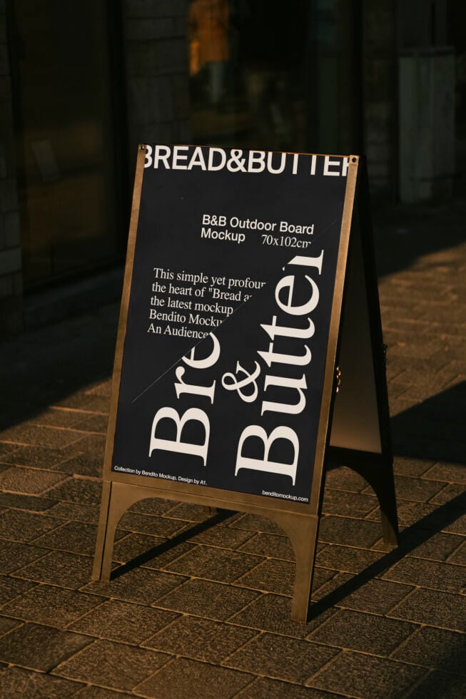 Outdoor Board BandB Mockup preview 4