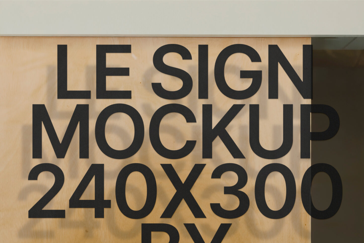 Le Sign LB25W2001 Mockup preview 2