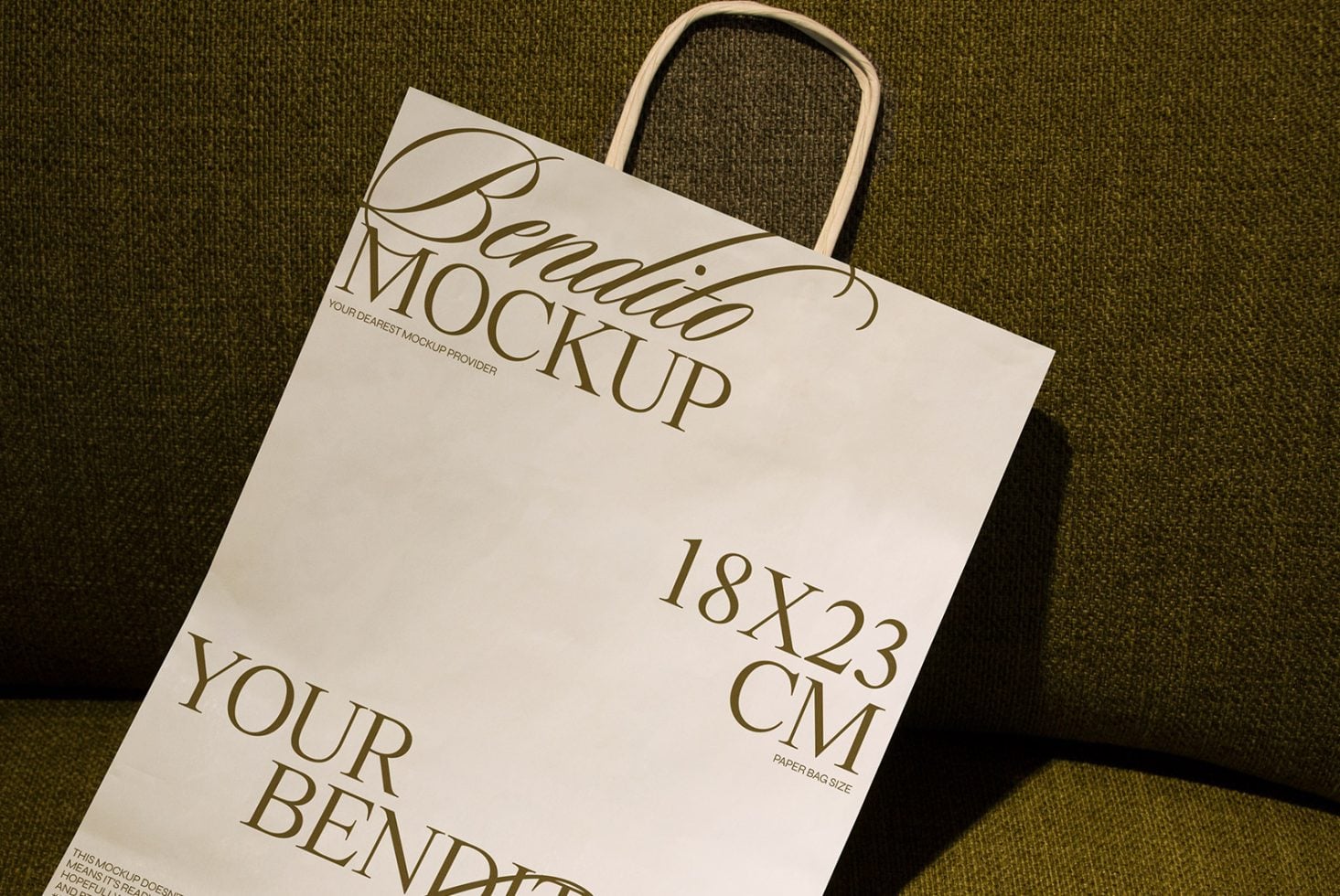 Small Paper Bag F 05 Mockup preview 2