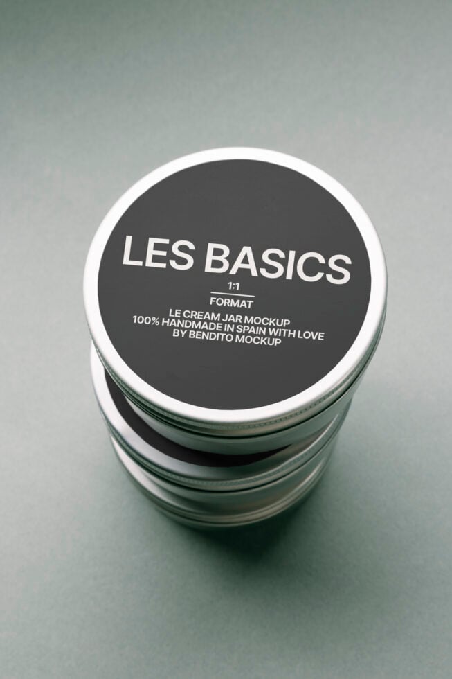 Le Cream Jar LB25W35 Mockup preview 4