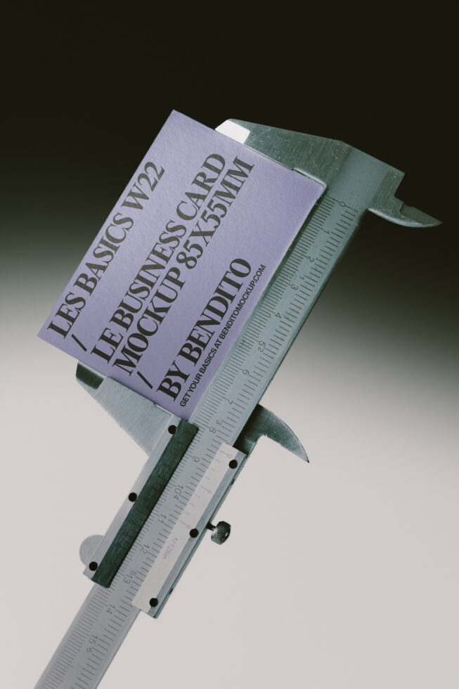 Le Business Card LB26W2201 Mockup preview 4