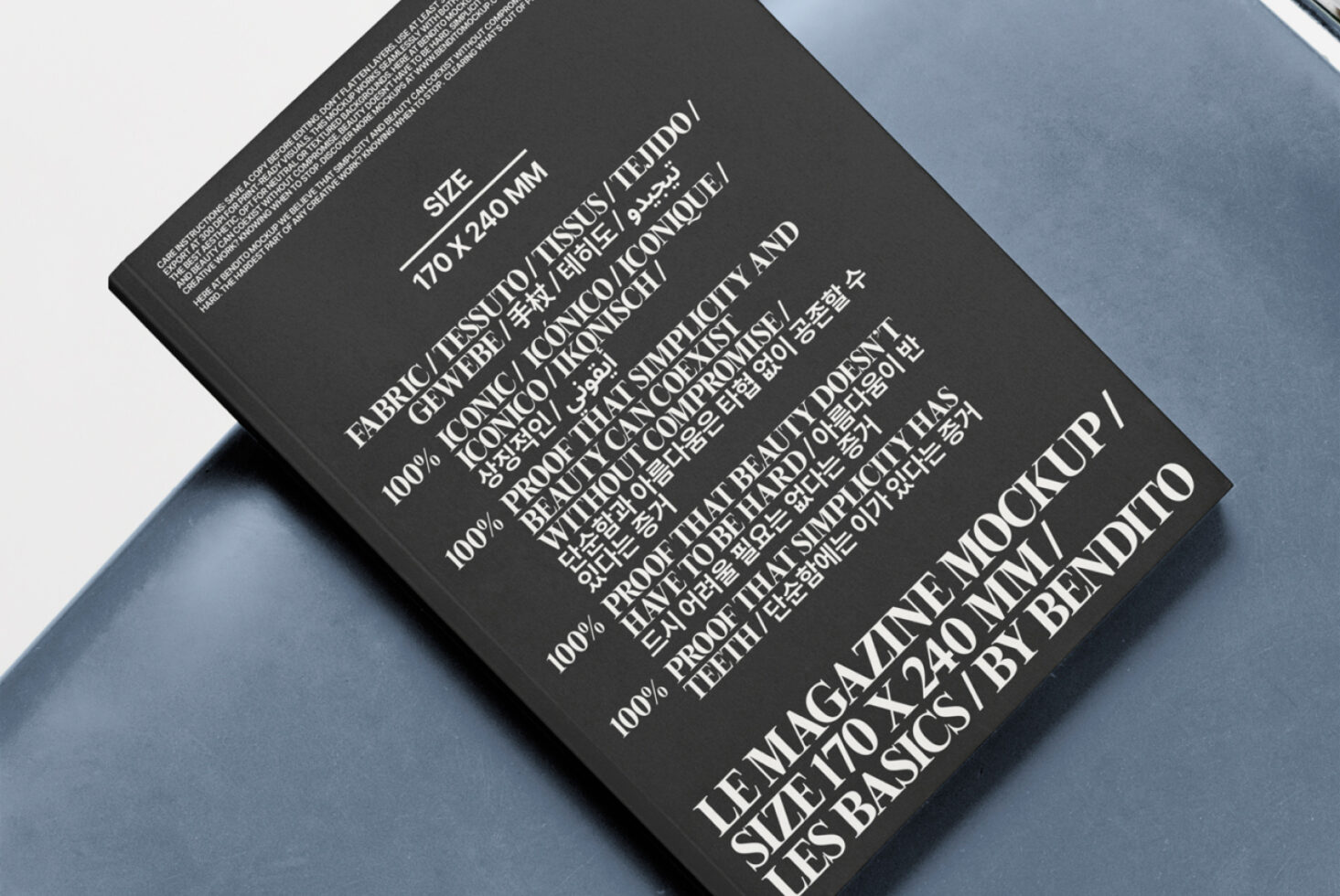 Le Magazine LB25W19 Mockup preview 2