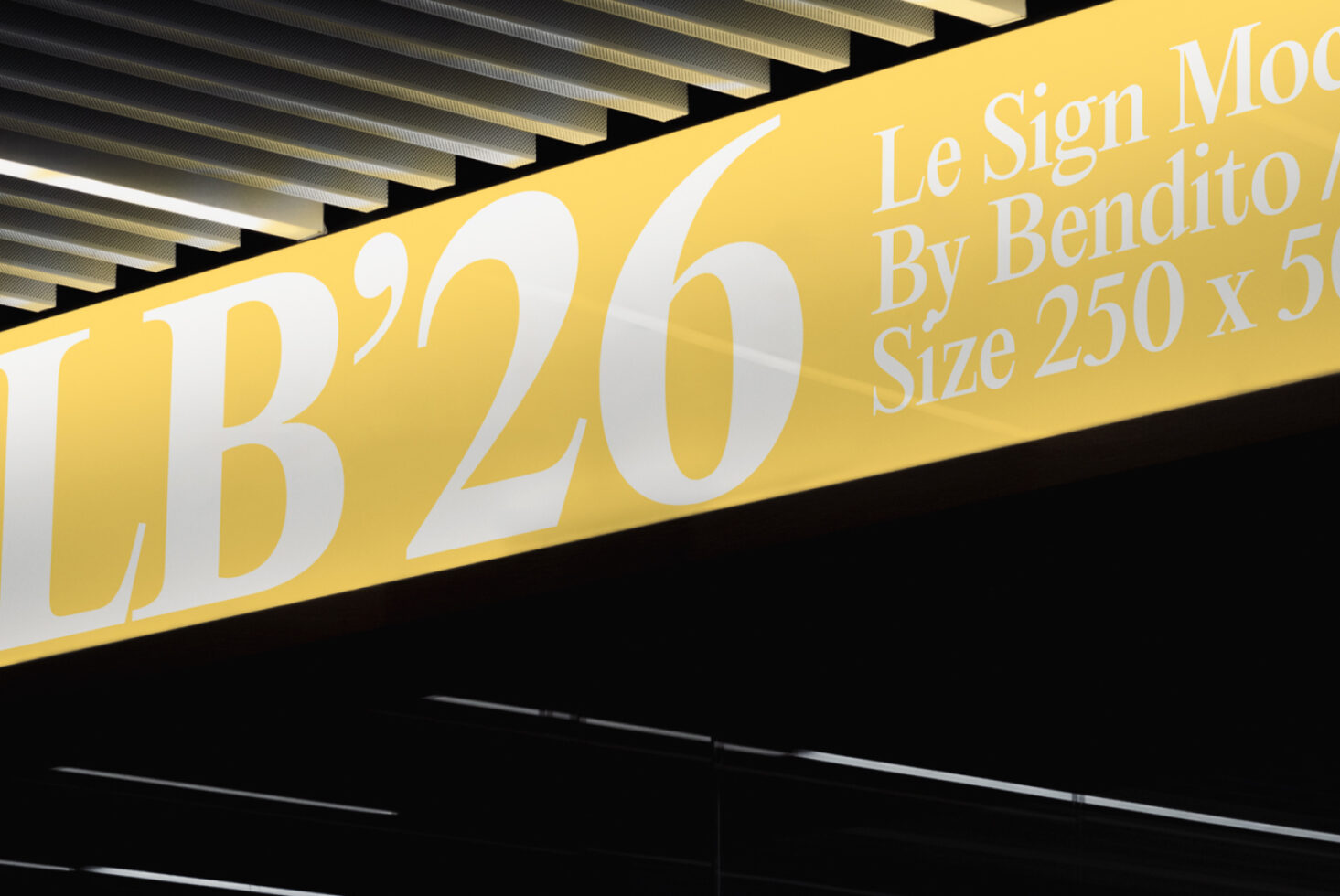 Le Sign LB26W11 Mockup preview 2