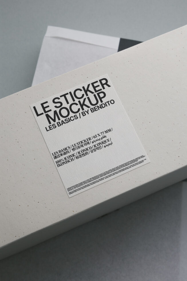 Le Sticker LB25W24 Mockup