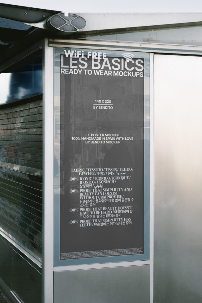 Le Poster LB25W20 Mockup preview 4