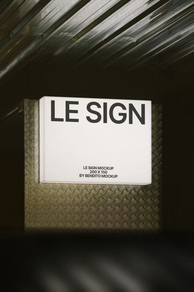 Le Sign LB25W2002 Mockup