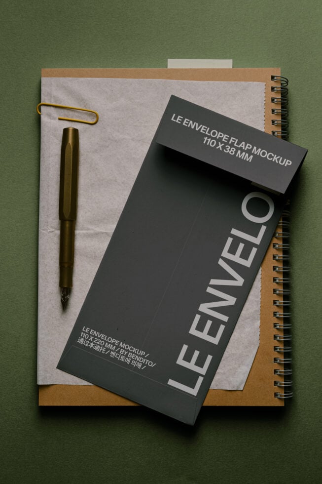 Le Envelope LB26W22 Mockup preview 4
