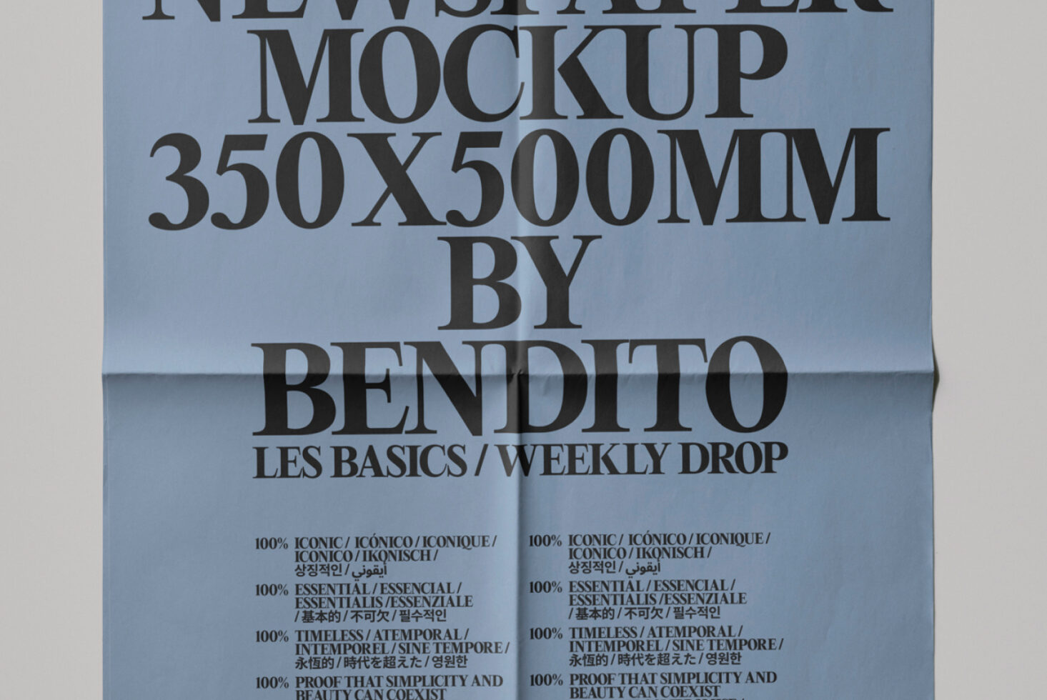 Le Newspaper LB25W19 Mockup preview 2