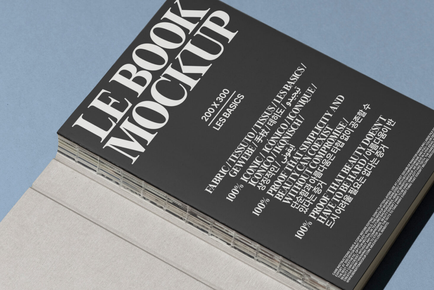 Le Book LB25W16 Mockup preview 2