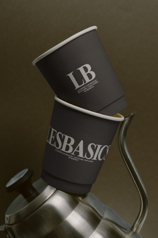 Le Coffee Cup LB26W05 Mockup preview 4