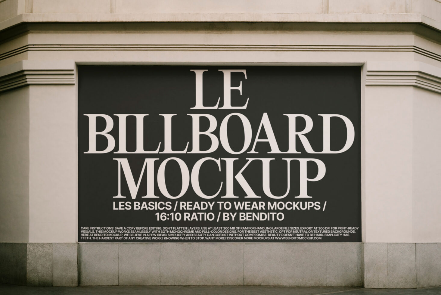 Le Billboard LB25W0602 Mockup preview 2