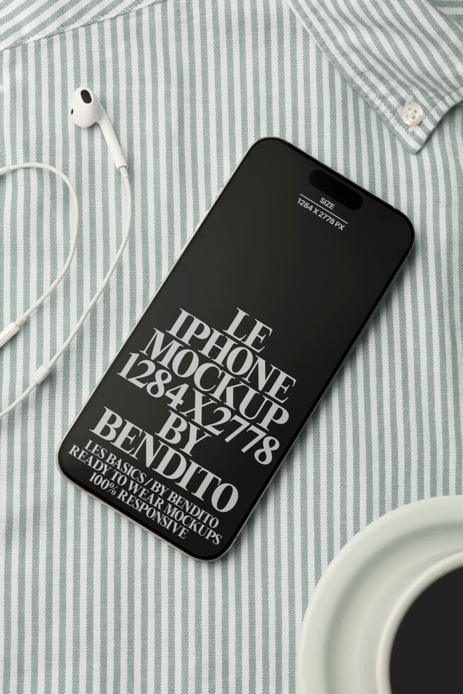 Le iPhone LB25W30 Mockup preview 4