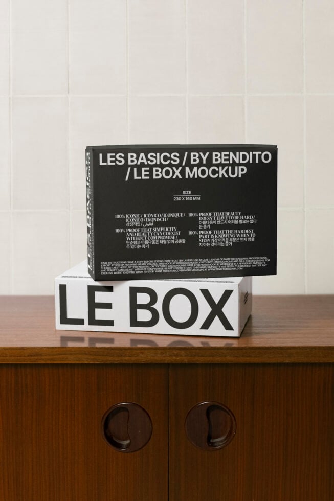Le Box LB25W1702 Mockup preview 4